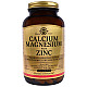 Solgar, Calcium Magnesium Plus Zinc, 250 Tablets