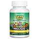 NaturesPlus, Source of Life, Animal Parade, Tummy Zyme with Active Enzymes, Whole Food & Probiotics, Natural Tropical Fruit Flavor, 90 Animal Shaped Tablets