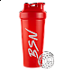 BSN Шейкер 700 ml - red з металевим м'ячиком