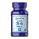 Puritan's  Vitamin B-6 (Pyridoxine Hydrochloride) 100 mg 100 Tablets