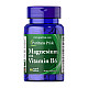 Puritan's  Magnesium with Vitamin B6 90 Coated Tablets