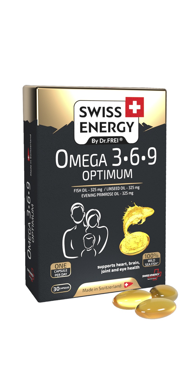 Swiss Energy Omega-3-6-9 OPTIMUM blister, 30 capsules Swiss Energy Omega-3-6-9 OPTIMUM blister, 30 capsules