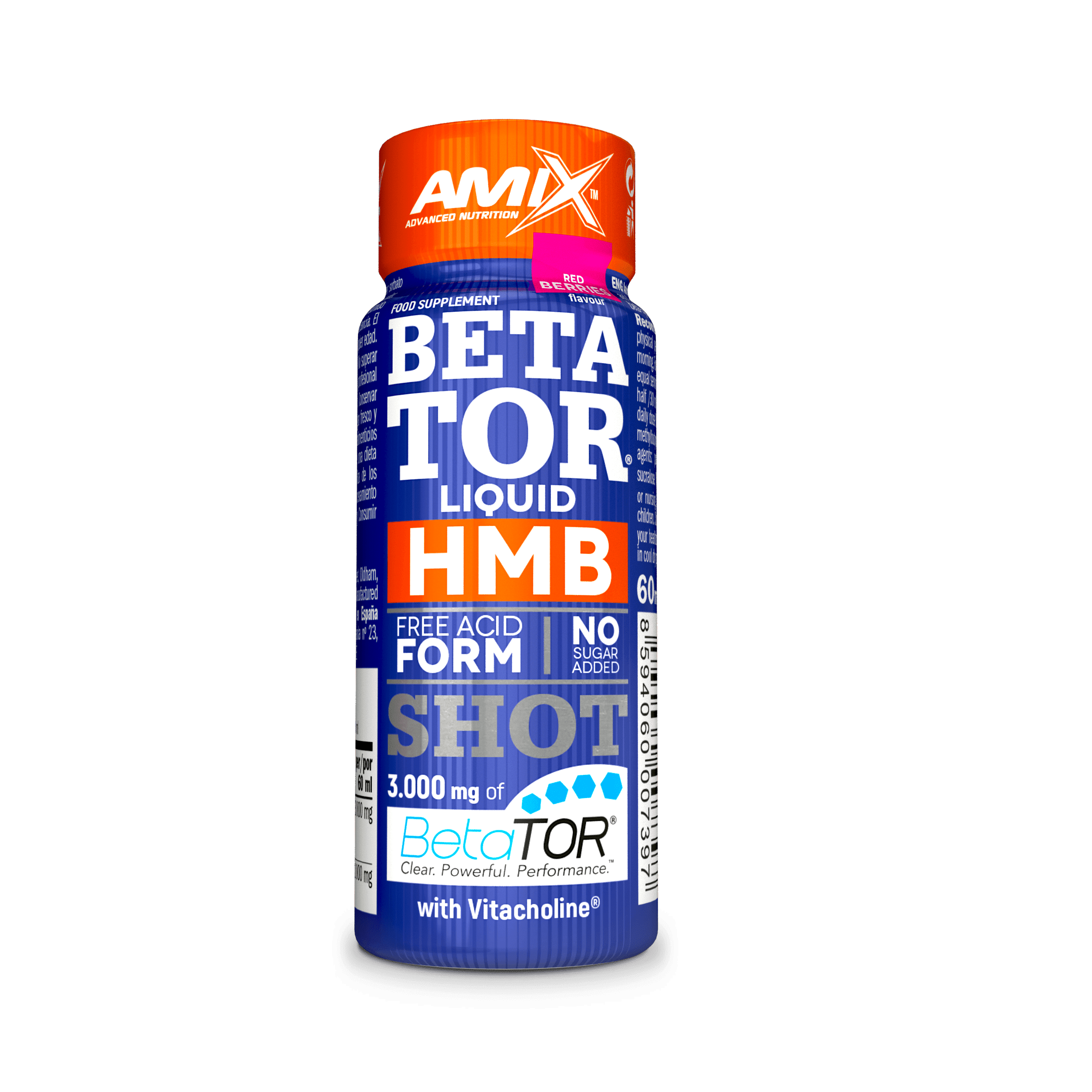 AmixTM BetaTOR® LIQUID SHOT - 1/20 60 мл - ягоди AmixTM BetaTOR® LIQUID SHOT - 1/20 60 мл - ягоди