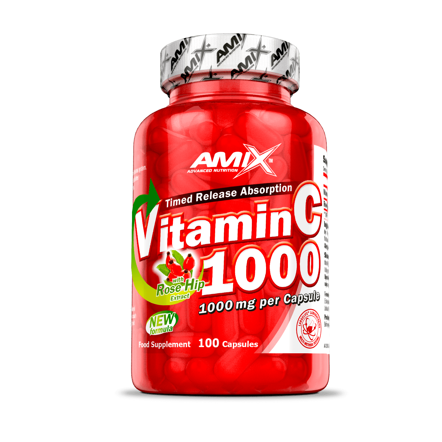 C-Vitamin + Rose Hips 1000 мг - 100 капс C-Vitamin + Rose Hips 1000 мг - 100 капс