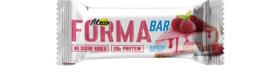 FW Forma bar батончик без цукру 12/60г 33% малиновий чізкейк FW Forma bar батончик без цукру 12/60г 33% малиновий чізкейк