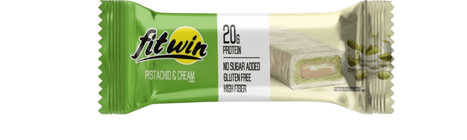 FitWin батончик без цукру 12/60г 33% pistachio&cream FitWin батончик без цукру 12/60г 33% pistachio&cream