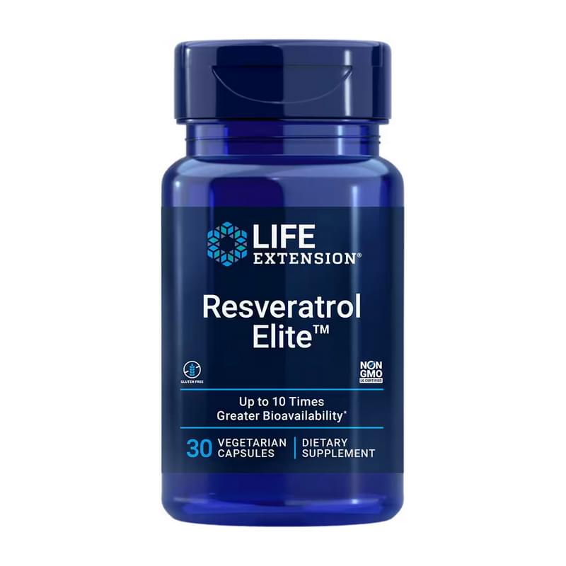 Life Extension, Resveratrol Elite, 30 Vegetarian Capsules Life Extension, Resveratrol Elite, 30 Vegetarian Capsules