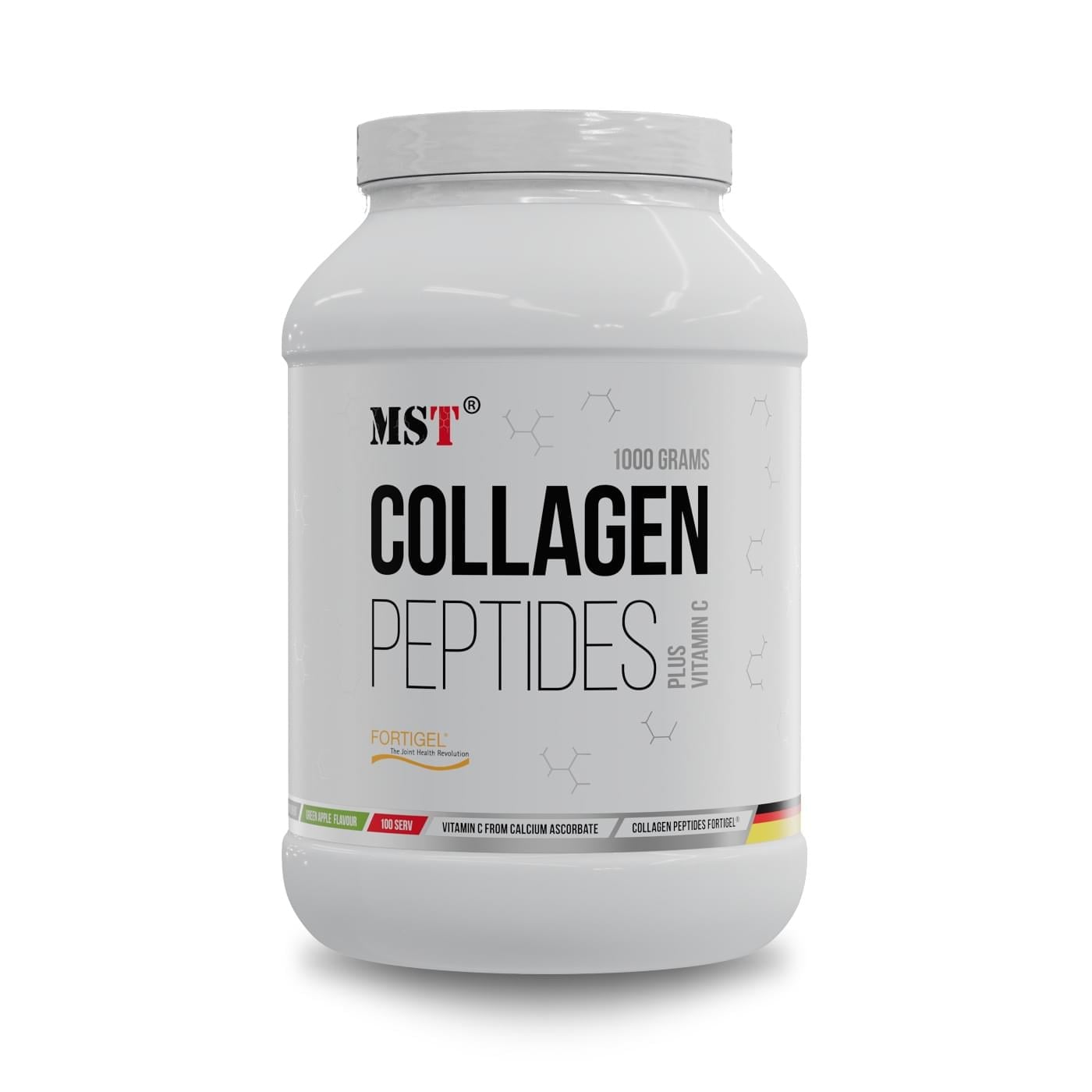 MST Collagen Peptides Fortigel Green apple 1000g