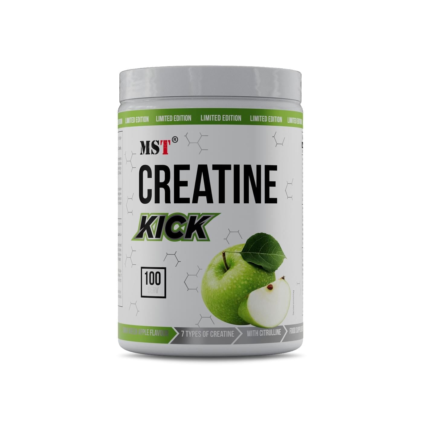 MST Creatine Kick Green apple 1000g MST Creatine Kick Green apple 1000g