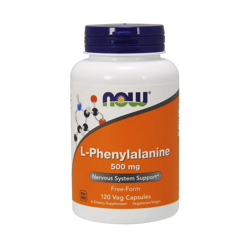 Now Foods, L-Phenylalanine, 500 mg, 120 Veggie Caps Now Foods, L-Phenylalanine, 500 mg, 120 Veggie Caps