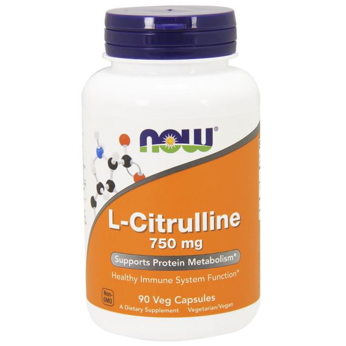 NOW Foods, L-Citrulline, 750 mg, 90 Veg Capsules NOW Foods, L-Citrulline, 750 mg, 90 Veg Capsules