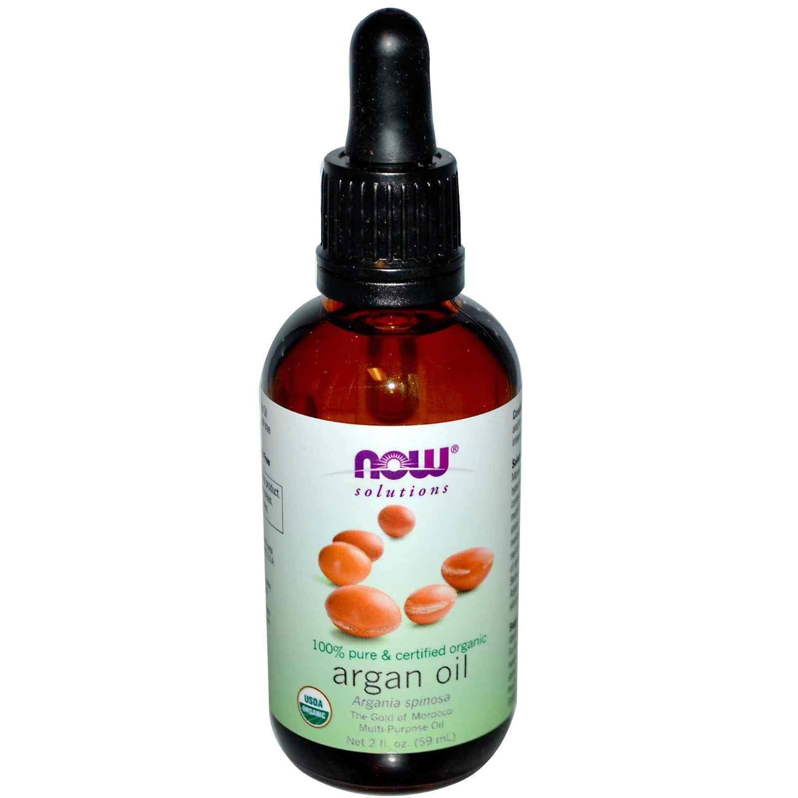 NOW Foods, Solutions, Certified Organic & 100% Pure Argan Oil, 2 fl oz (59 ml) NOW Foods, Solutions, Certified Organic & 100% Pure Argan Oil, 2 fl oz (59 ml)