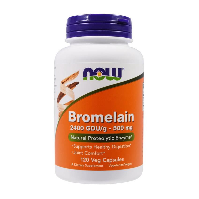 NOW Foods, Bromelain, 500 mg, 120 Veg Capsules NOW Foods, Bromelain, 500 mg, 120 Veg Capsules