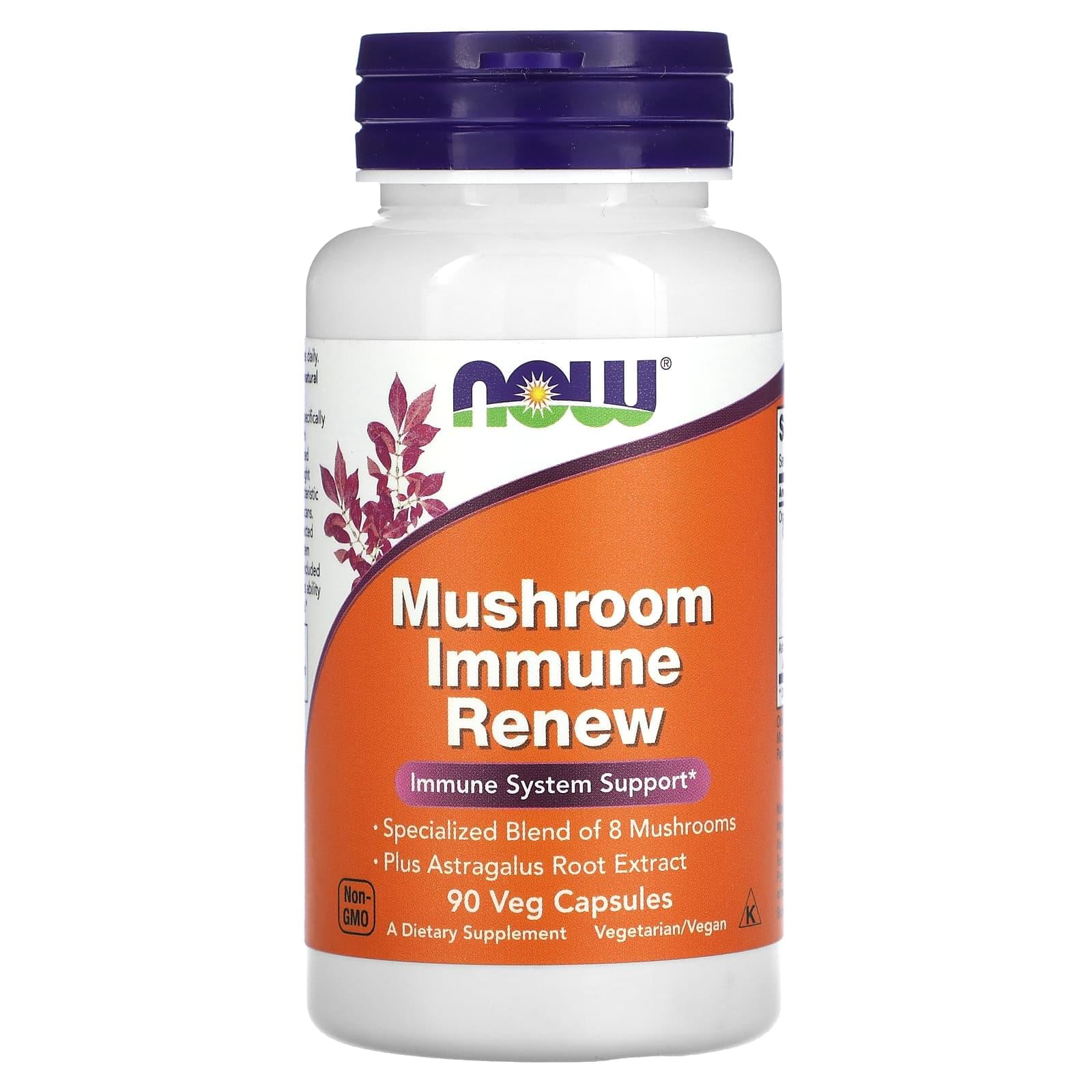 NOW Foods, Mushroom Immune Renew, 90 Veg Capsules NOW Foods, Mushroom Immune Renew, 90 Veg Capsules