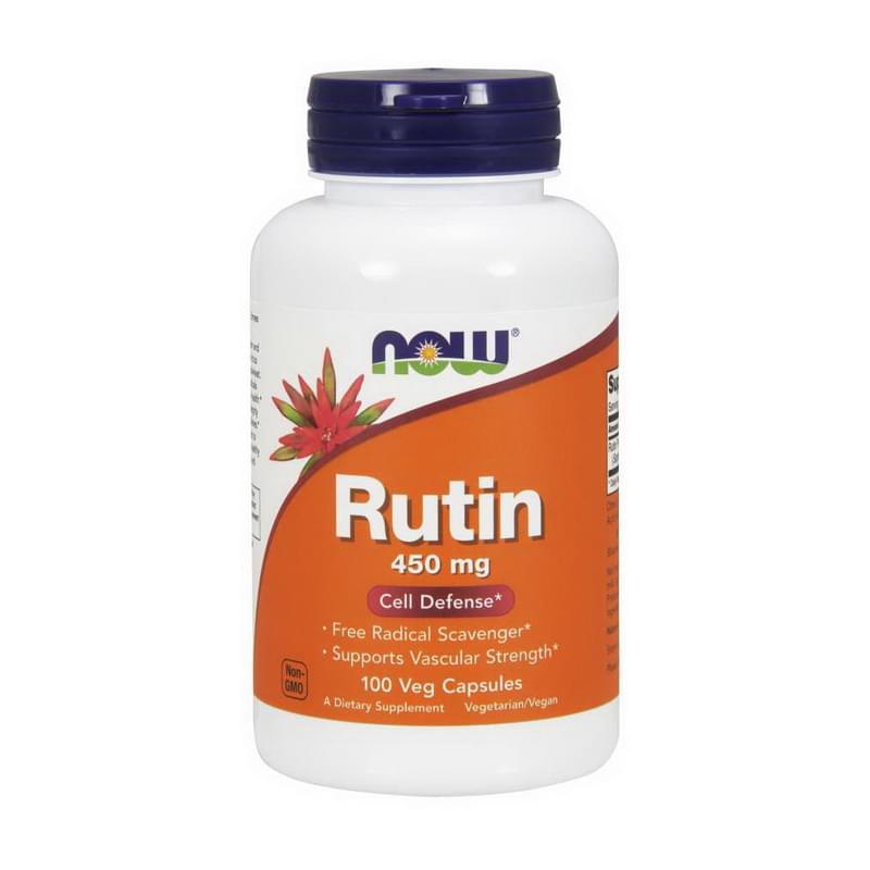 Now Foods, Rutin, 450 mg, 100 Veggie Caps Now Foods, Rutin, 450 mg, 100 Veggie Caps