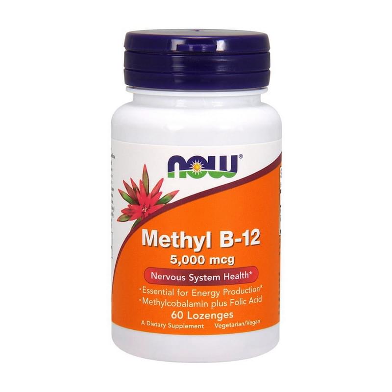 Now Foods, Methyl B-12, 5000 mcg, 60 Lozenges Now Foods, Methyl B-12, 5000 mcg, 60 Lozenges