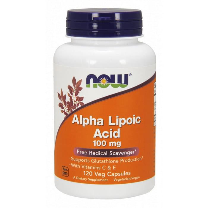 Now Foods, Alpha Lipoic Acid, 100 mg, 120 Veg Capsules Now Foods, Alpha Lipoic Acid, 100 mg, 120 Veg Capsules