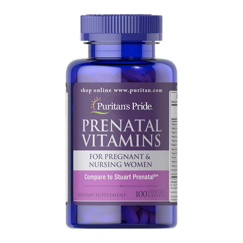 Puritan's Prenatal Vitamins 100 Caplets Puritan's Prenatal Vitamins 100 Caplets