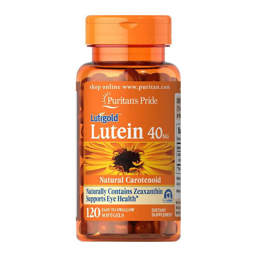 Puritan's Lutein 40 mg with Zeaxanthin 120 Softgels Puritan's Lutein 40 mg with Zeaxanthin 120 Softgels