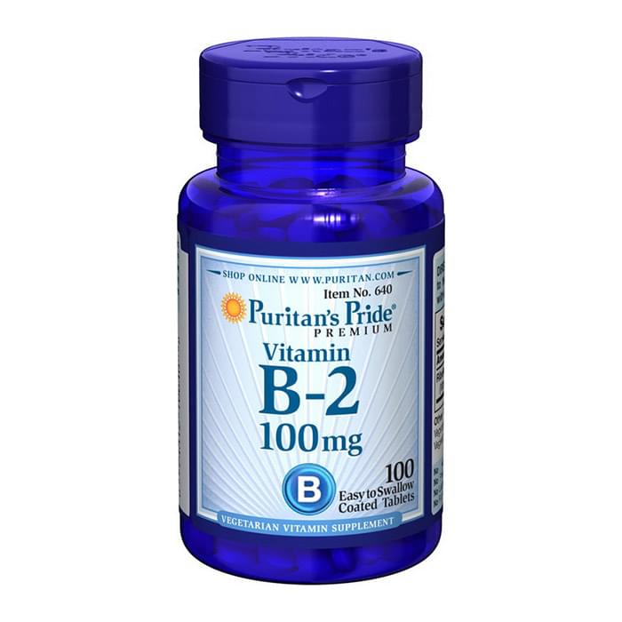 Puritan's Vitamin B-2 (Riboflavin) 100 mg 100 Tablets Puritan's Vitamin B-2 (Riboflavin) 100 mg 100 Tablets