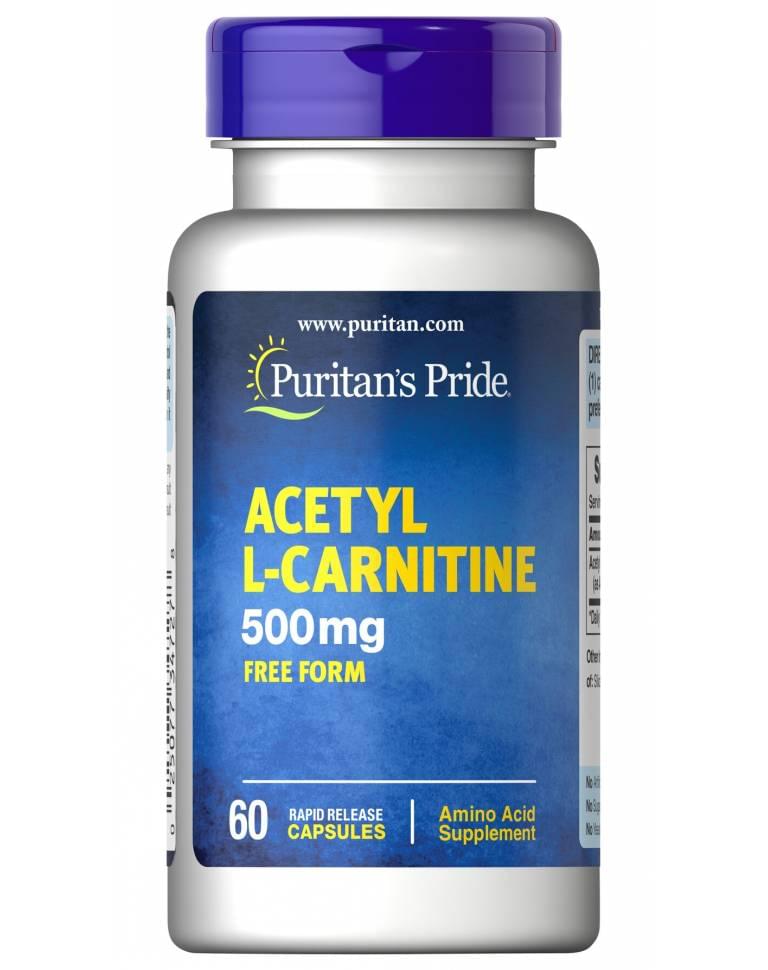 Puritan's Acetyl L-Carnitine 500 mg 60 caps Puritan's Acetyl L-Carnitine 500 mg 60 caps